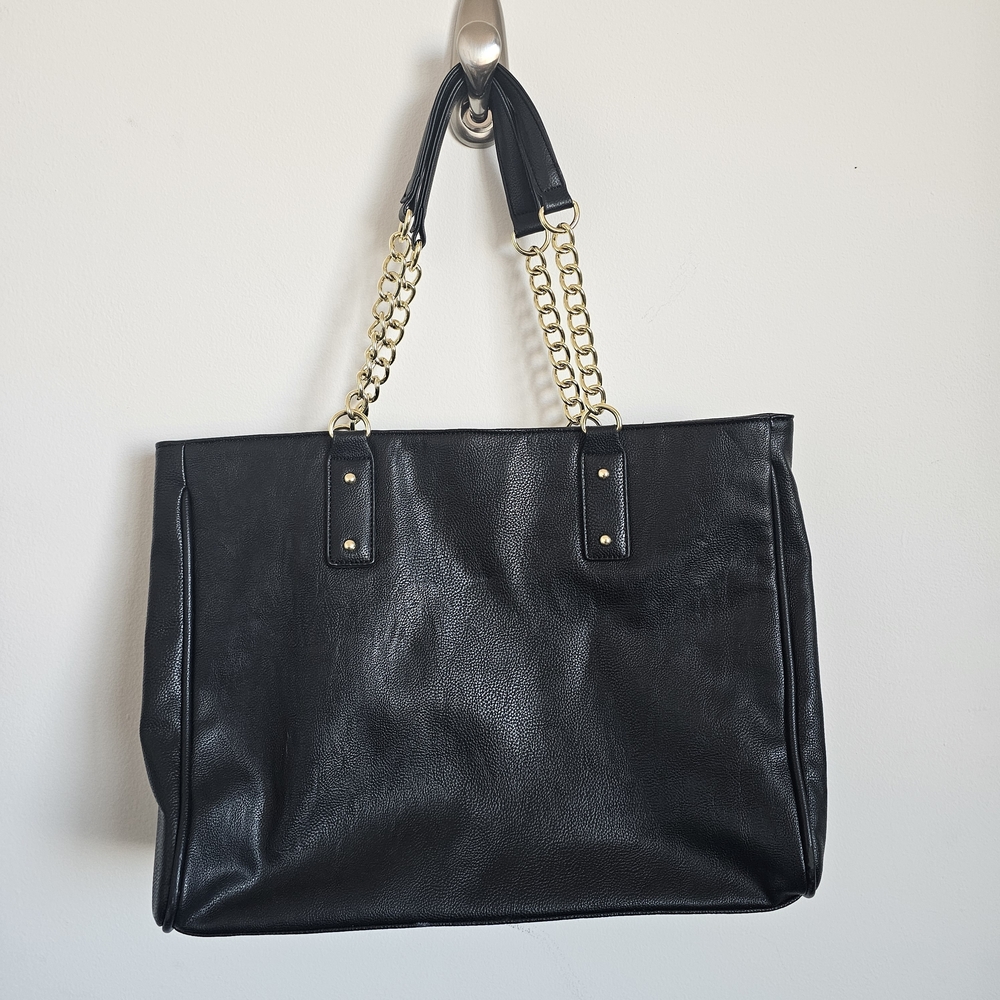 Betsey Johnson Black and White Sequin Shoulder Bag - Picture 2 of 3
